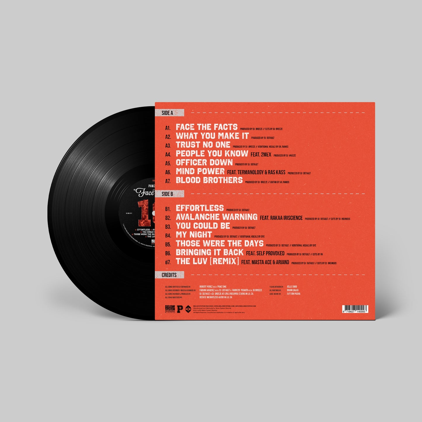 Pawz One - Face The Facts (10th Year Anniversary Edition) (LP)