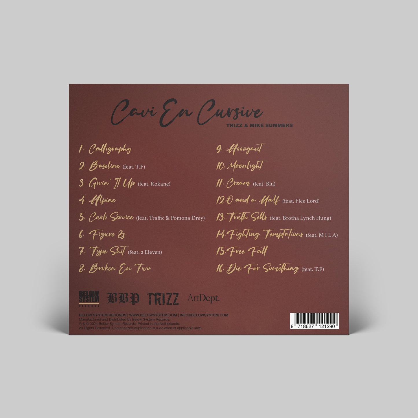 Trizz & MIKE SUMMERS - Cavi En Cursive (CD)