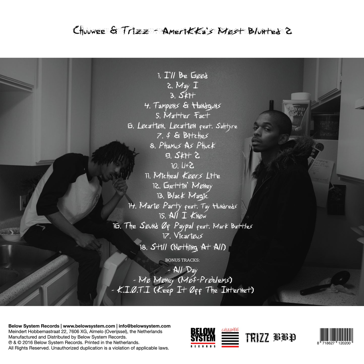 Chuuwee & Trizz - AmeriKKa's Most Blunted 2 (CD)
