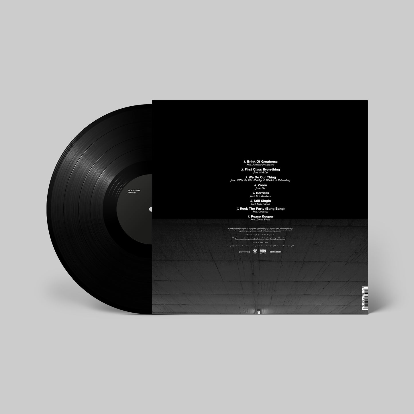 JR & PH7 - Noir (LP)