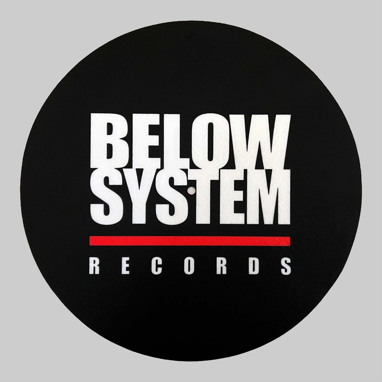 Below System Records Logo Slipmat