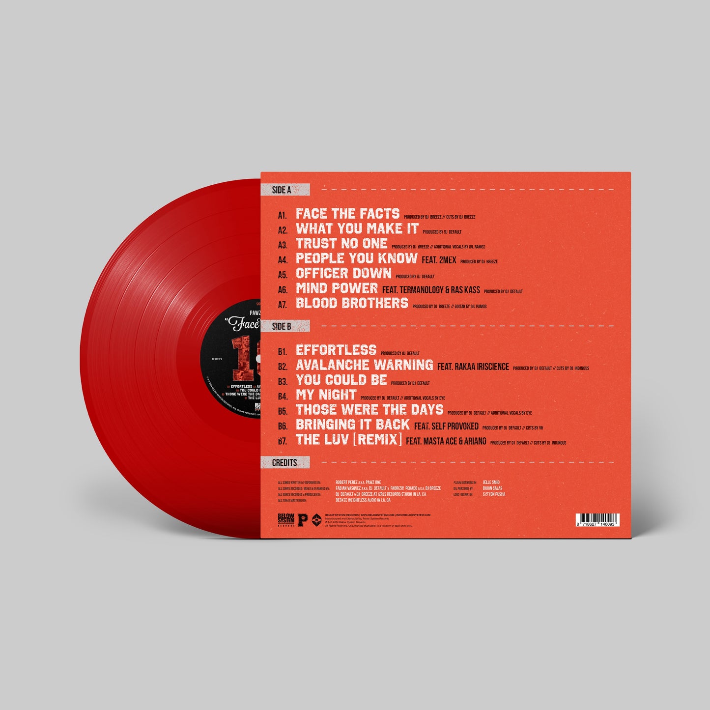 Pawz One - Face The Facts (10th Year Anniversary Edition) (LP)
