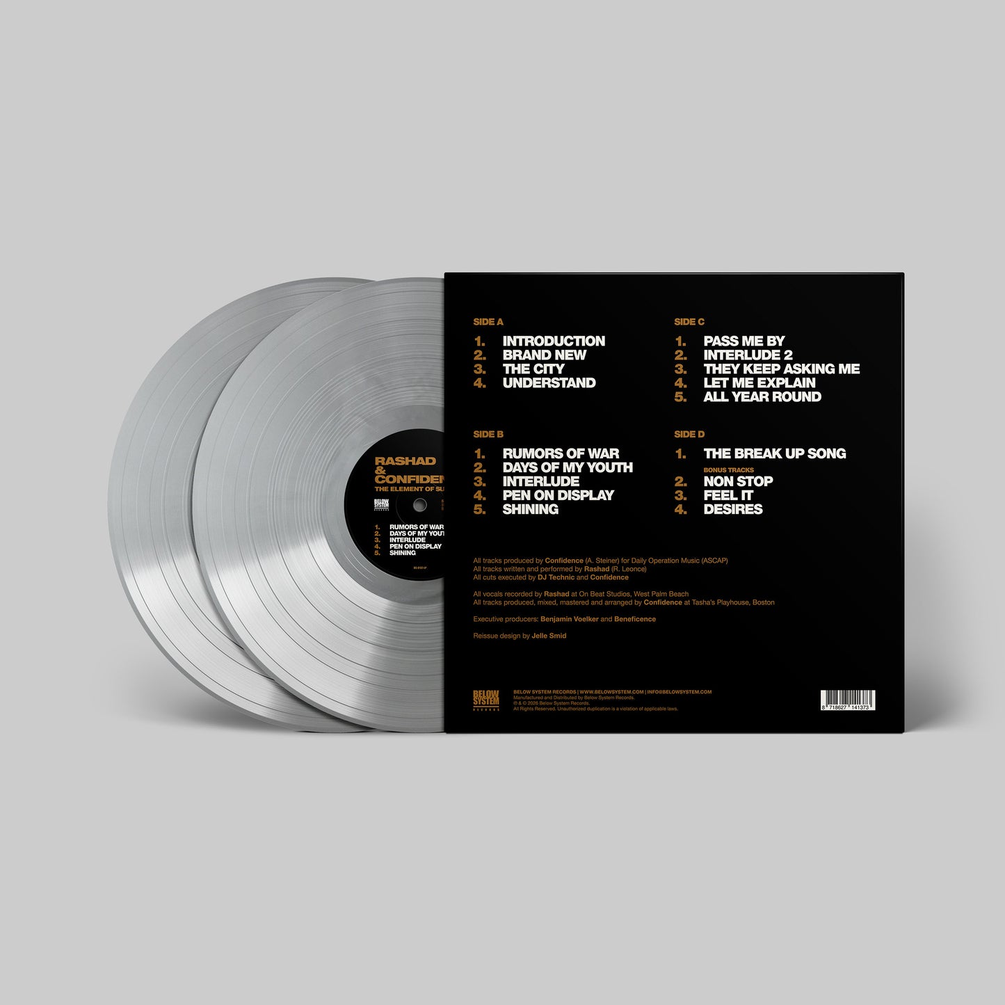 Rashad & Confidence - The Element Of Surprise (2xLP)