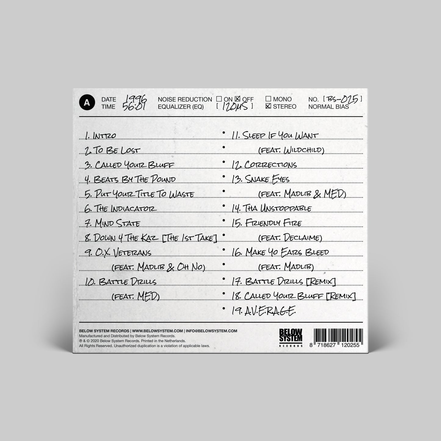 Kazi & Madlib - Blackmarket Seminar (CD)