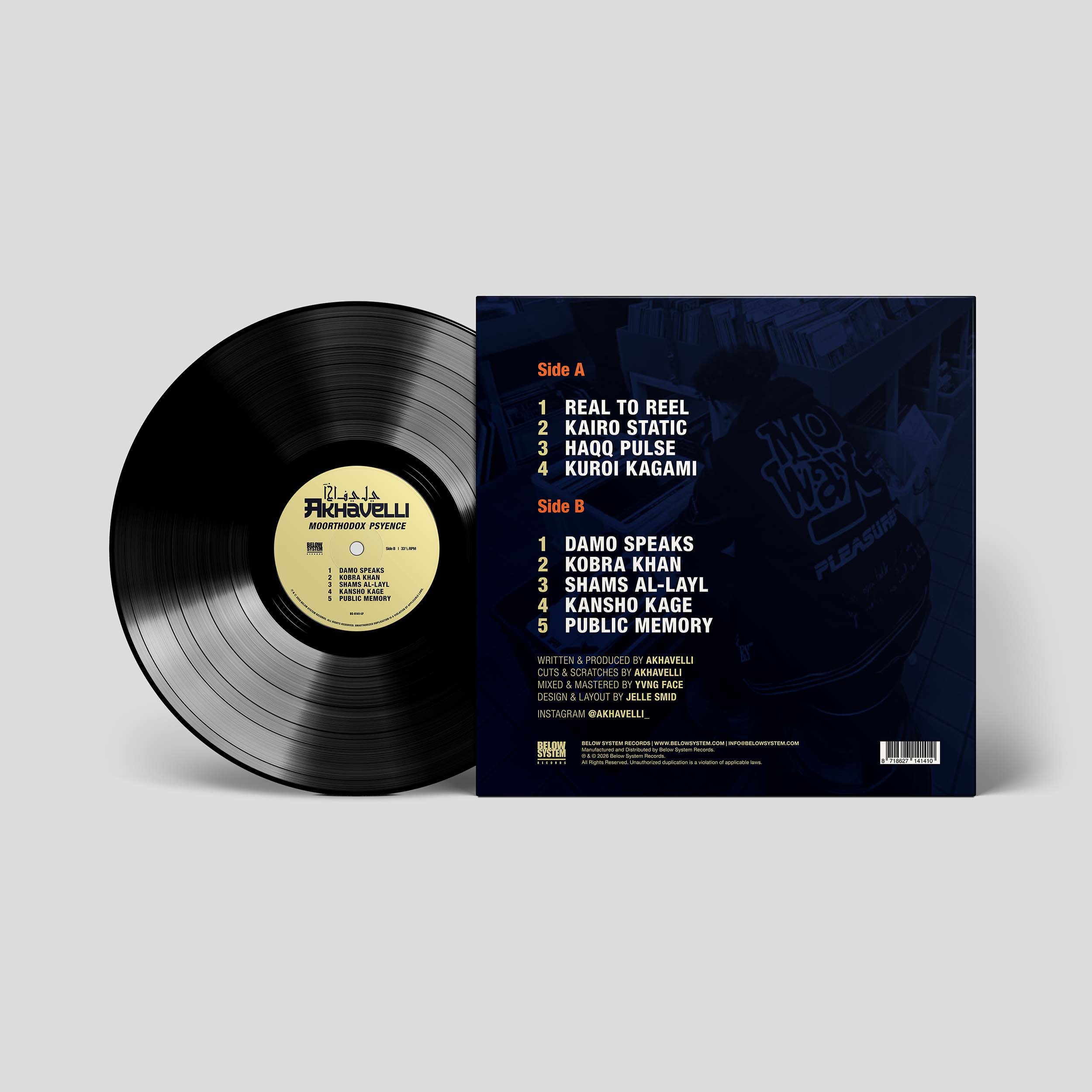 Akhavelli – Moorthodox Psyence (Vinyl LP) – Below System Records