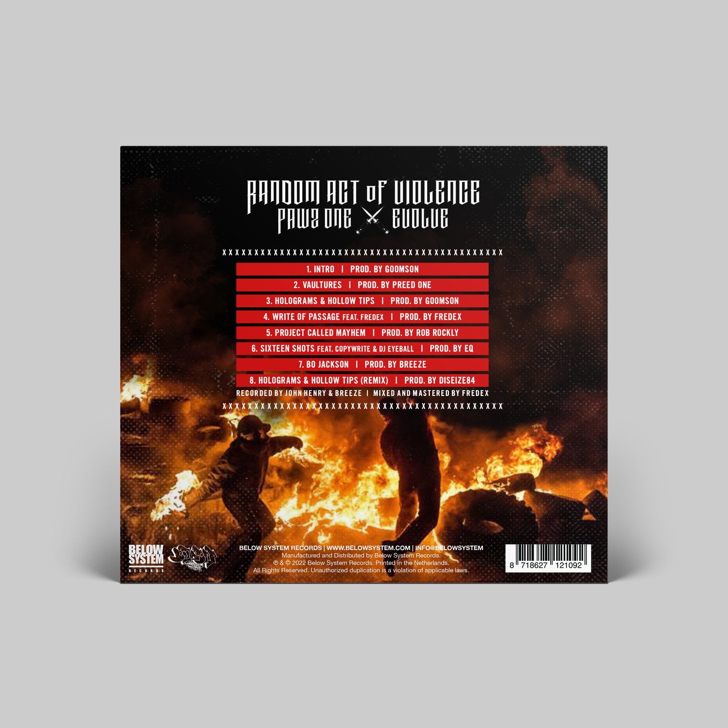 Pawz One & Evolve - Random Act of Violence (CD)