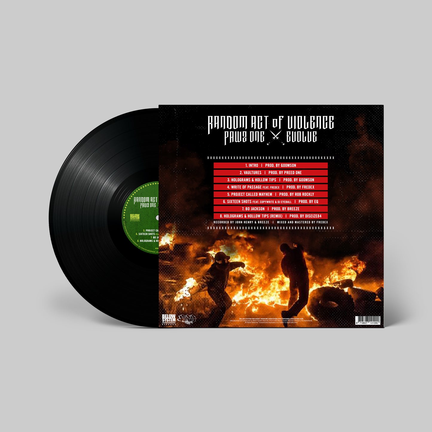 Pawz One & Evolve - Random Act of Violence (LP)