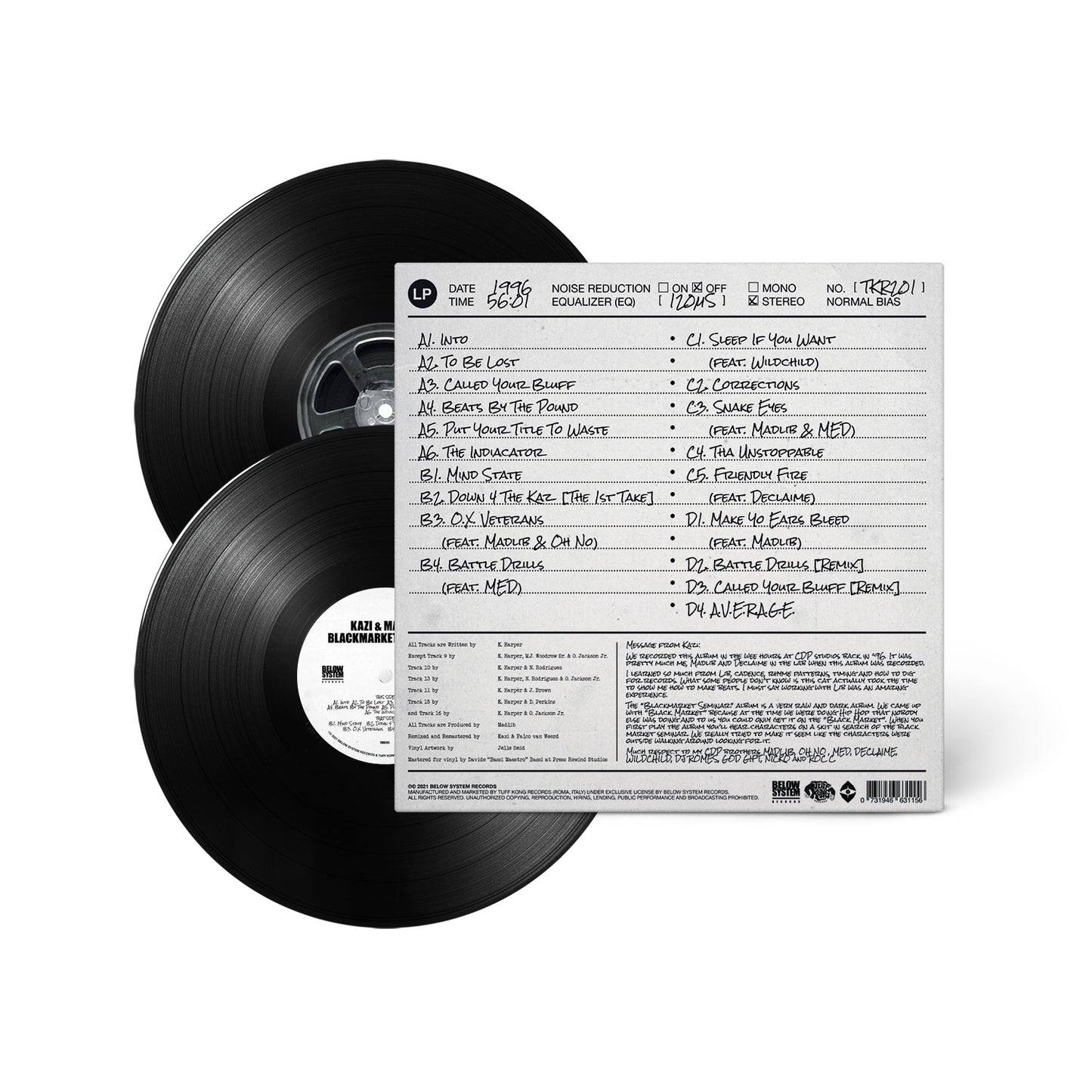 Kazi & Madlib - Blackmarket Seminar (LP)