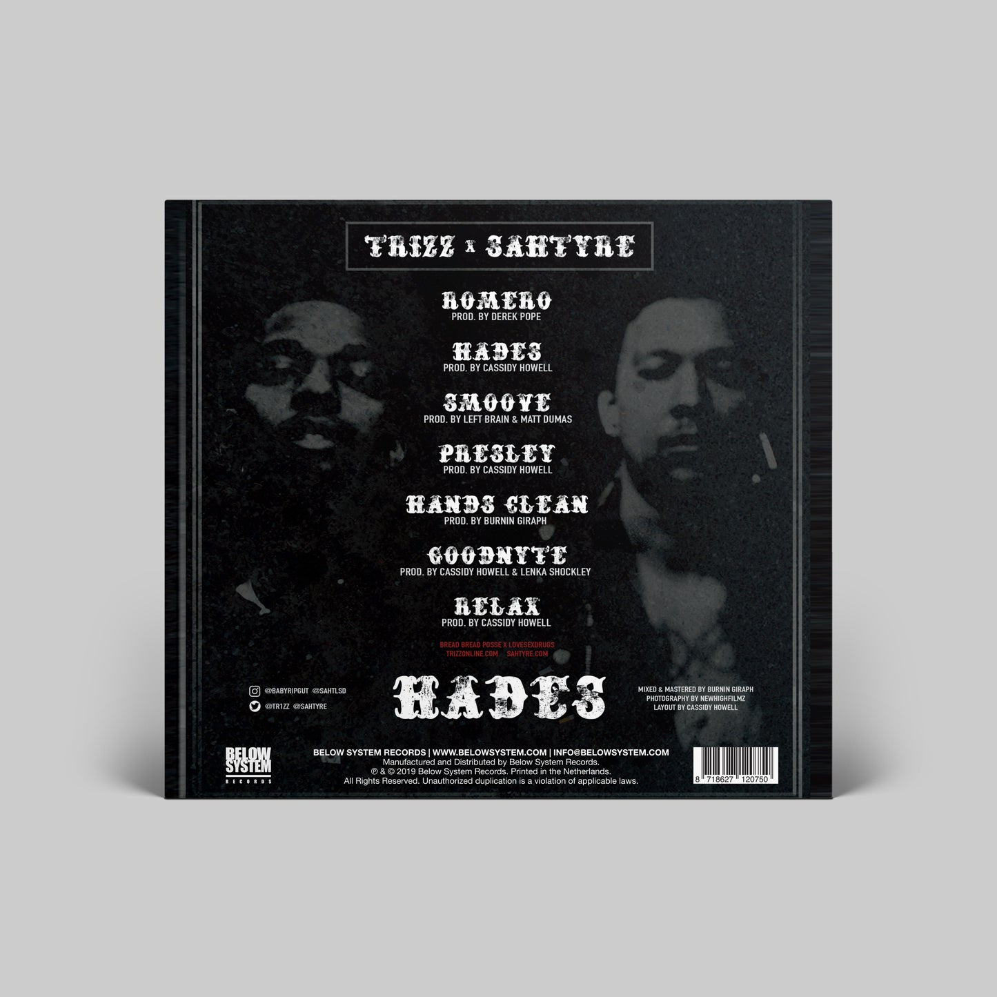 Trizz & Sahtyre - Hades (CD)