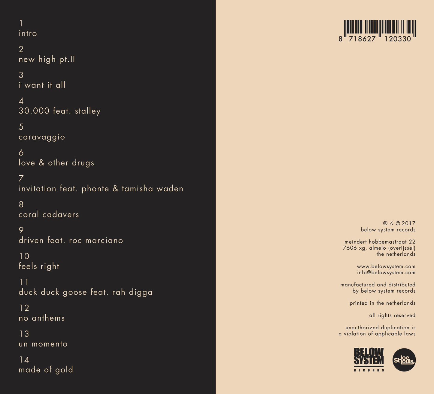 JR & PH7 X St. Joe Louis - Coral Cadavers (CD)