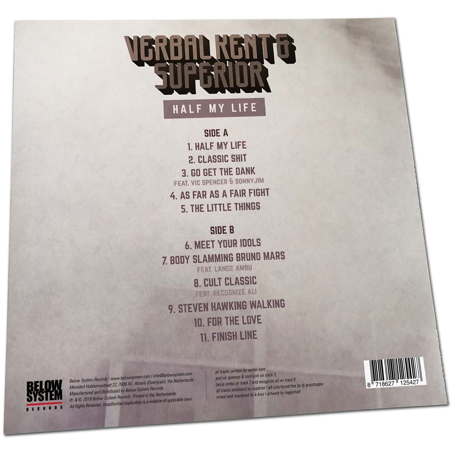 Verbal Kent & Superior - Half My Life (LP)
